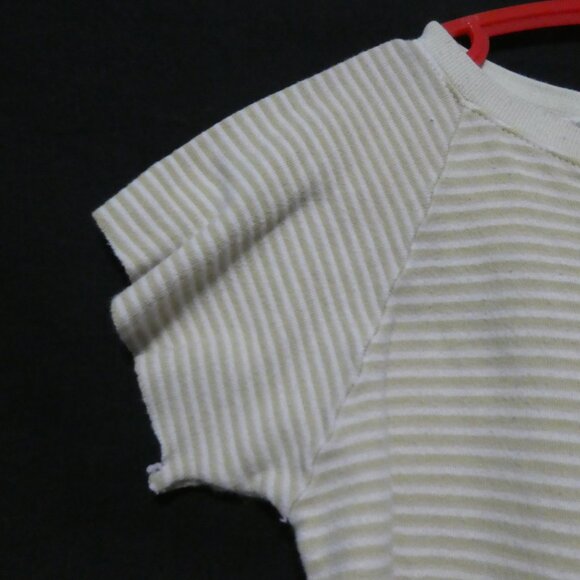 GAGOU TAGOU | 6/9 months | Striped Full Snap Button Closure Body Suit / Onesie - Picture 3 of 14